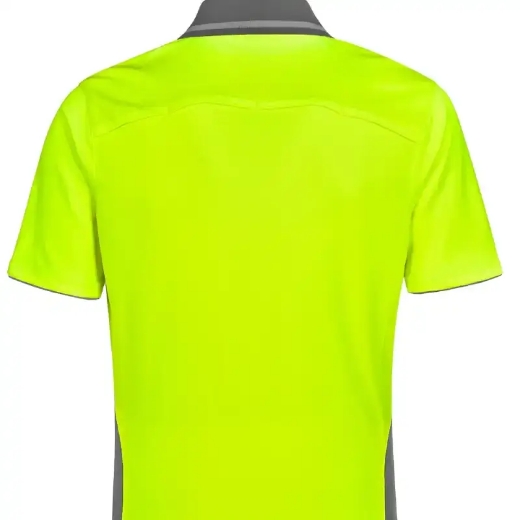 Picture of Winning Spirit, Unisex Hi-Vis Bamboo Charcoal SS Polo
